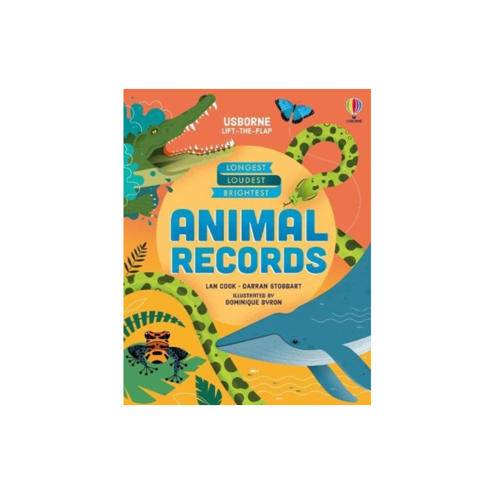 Produktbild för Animal Records (bok, board book, eng)