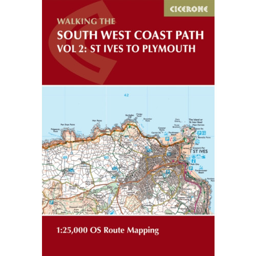 Cicerone Press South West Coast Path Map Booklet - Vol 2: St Ives to Plymouth (häftad, eng)