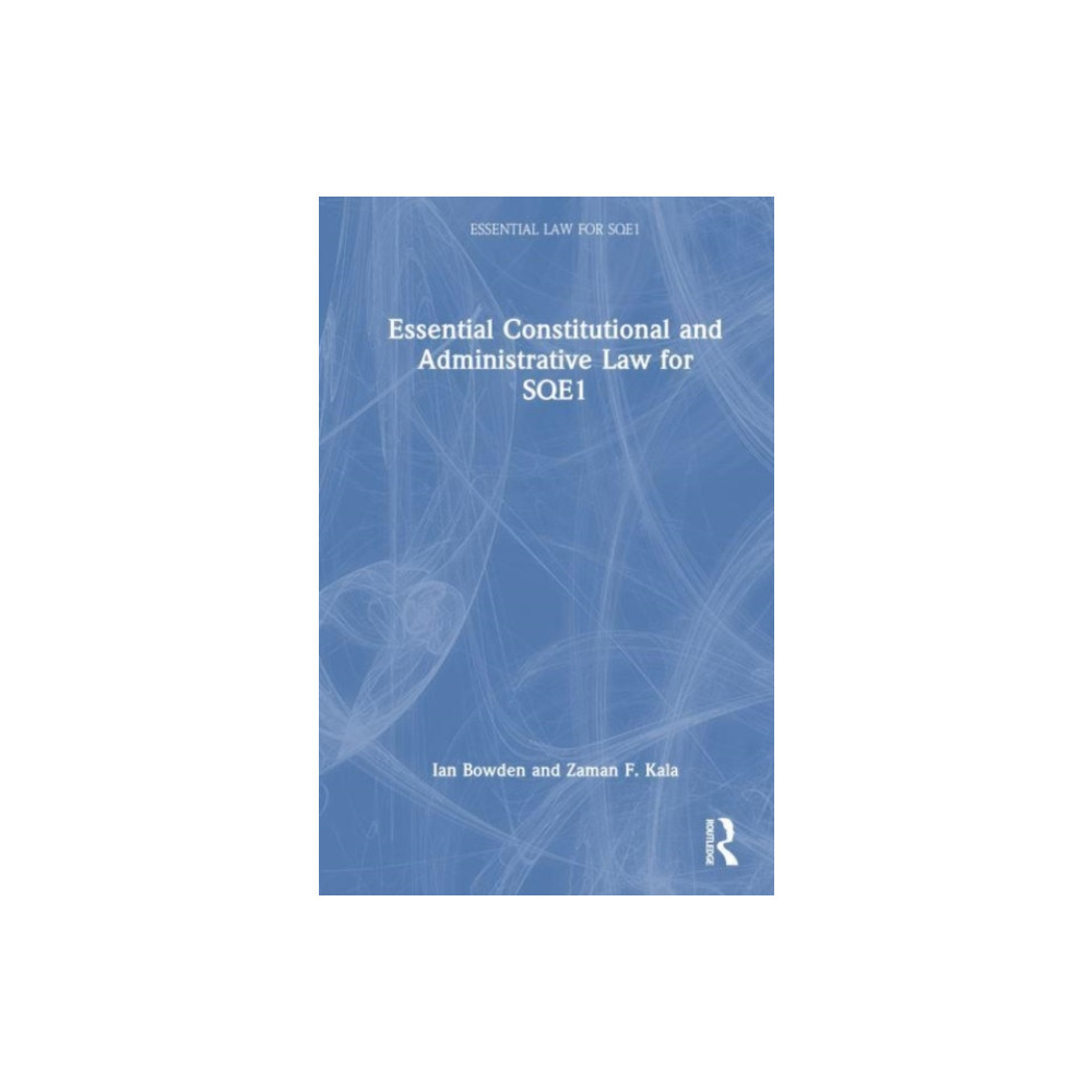 Produktbild för Essential Constitutional and Administrative Law for SQE1 (häftad, eng)