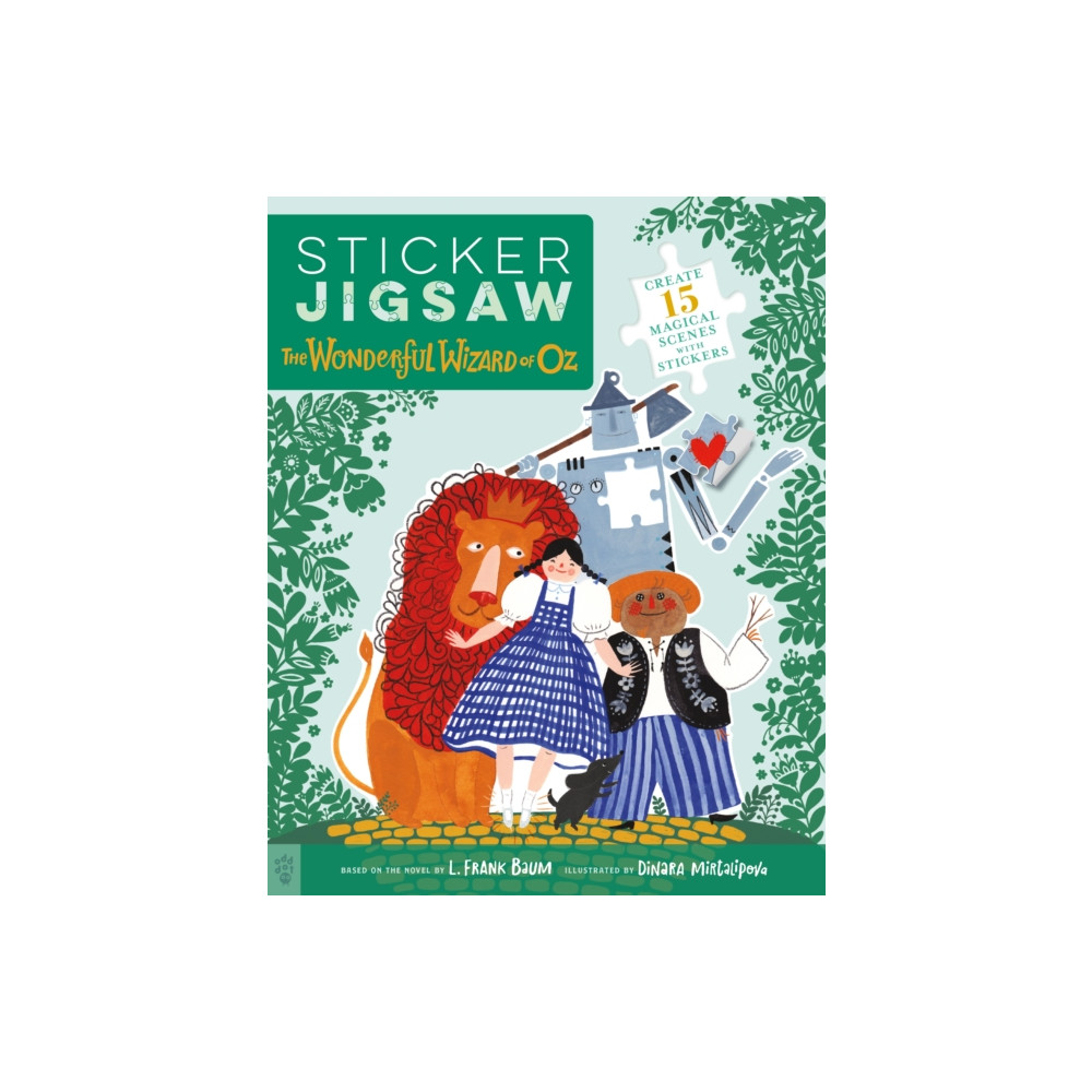 Produktbild för Sticker Jigsaw: The Wonderful Wizard of Oz (häftad, eng)