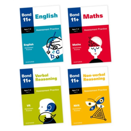 Not Stated Bond 11+ Assessment Practice Age 7-8 Bundle: Maths, English, Verbal Reasoning, and Non-verbal Reasoning for GL Assessment & other 11 plus exams (formerly Bond Assessment Papers) (häftad, eng)