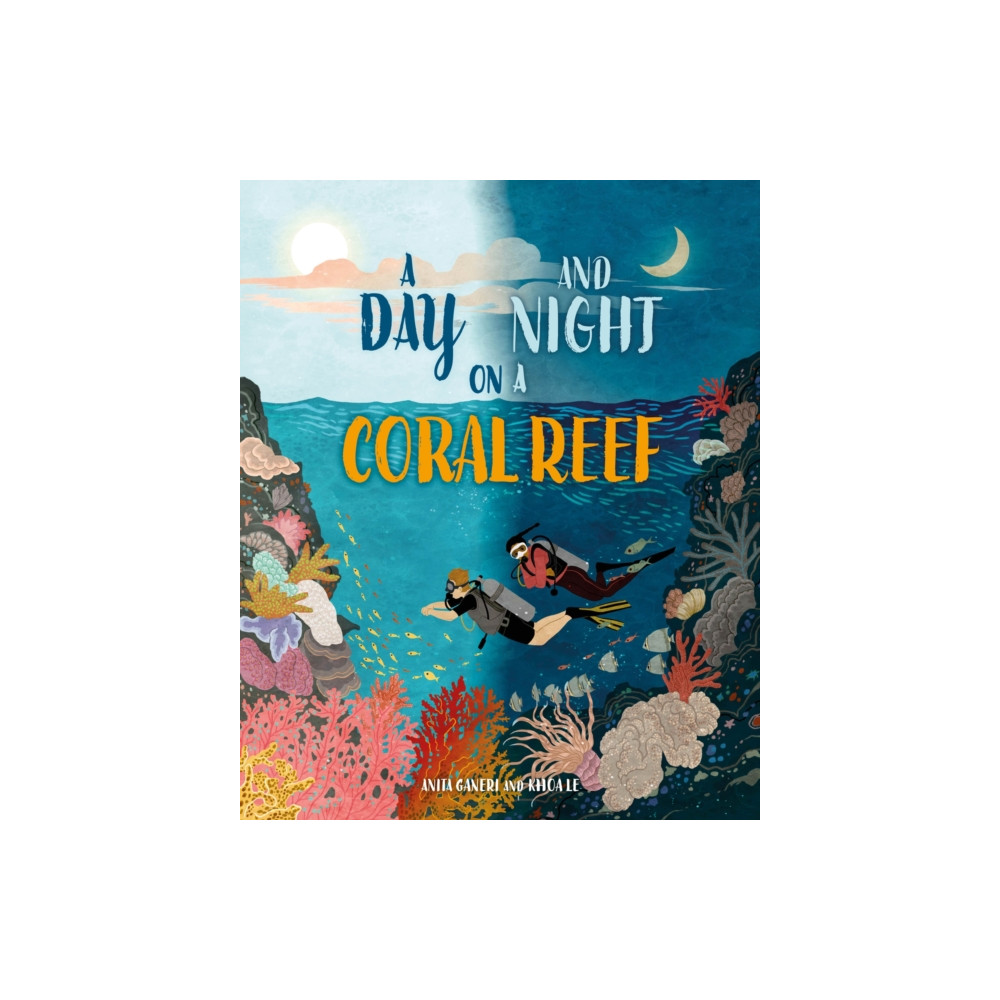 Produktbild för A Day and Night: On a Coral Reef (inbunden, eng)