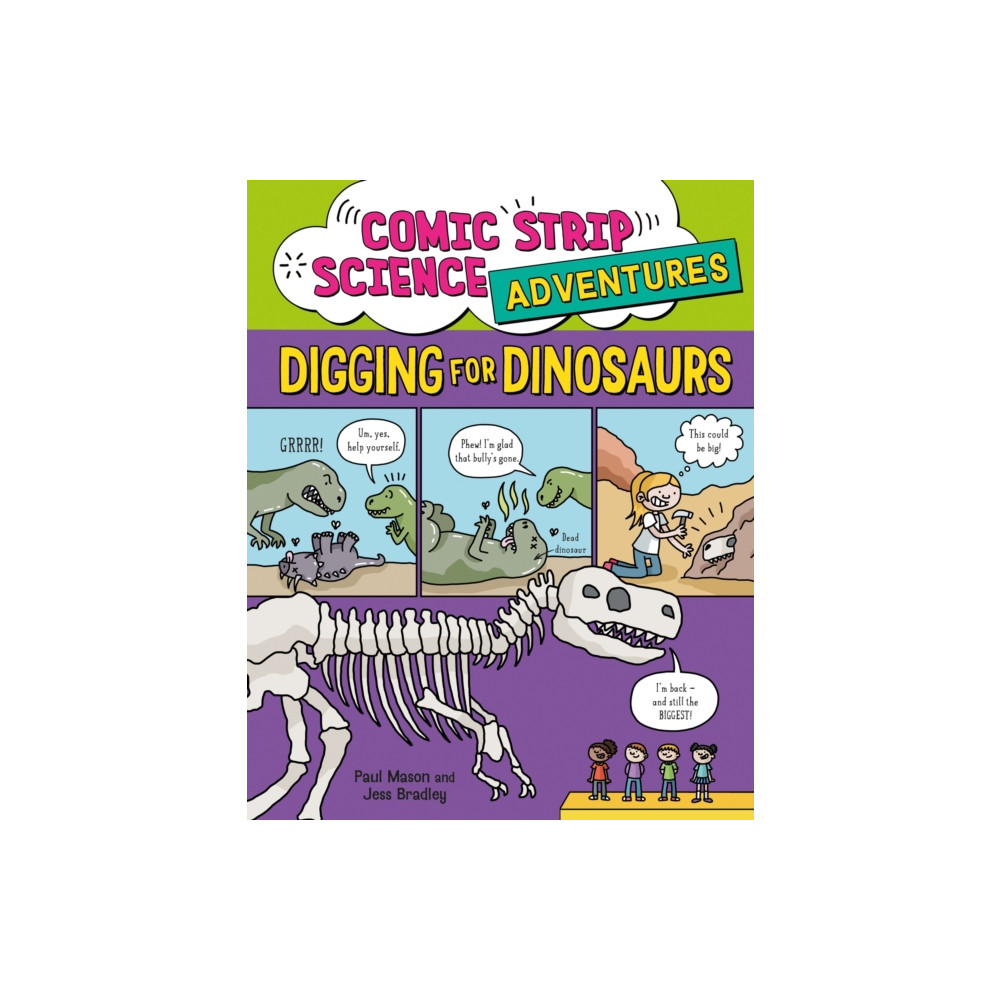 Produktbild för Comic Strip Science Adventures: Digging for Dinosaurs (häftad, eng)