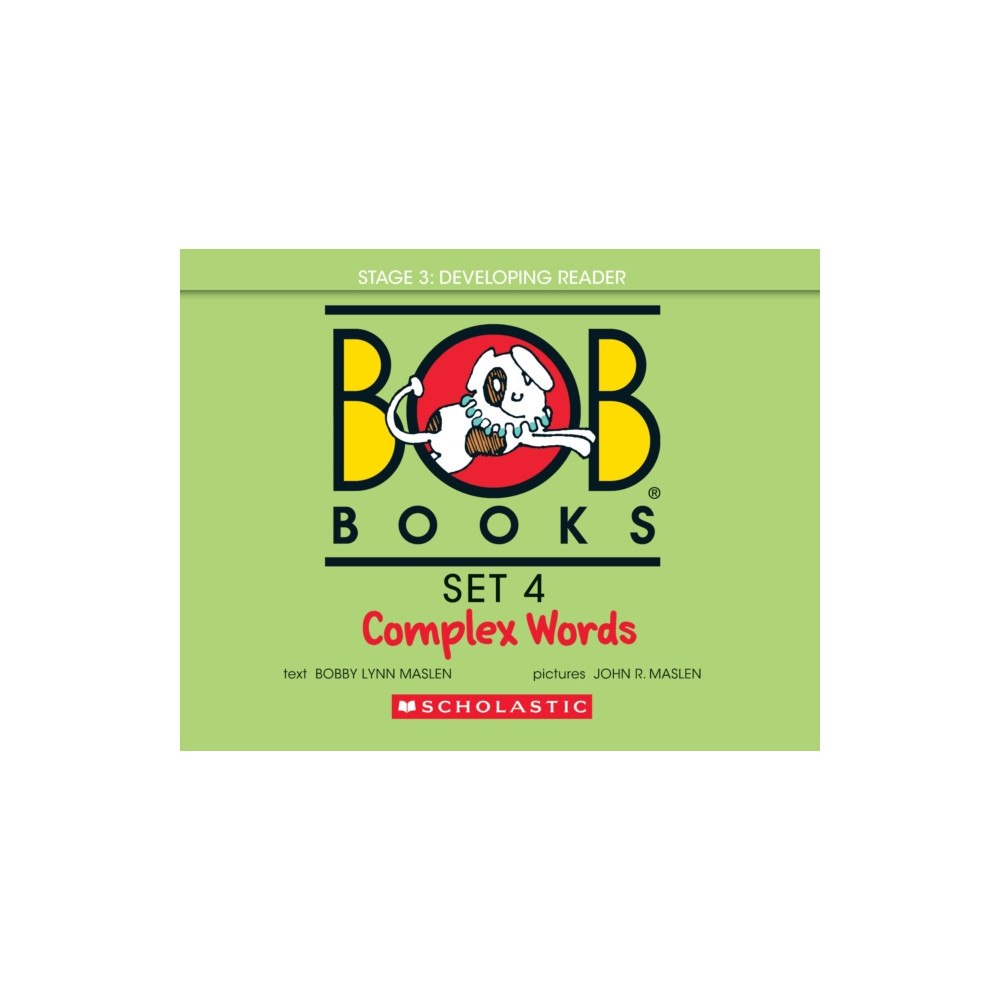 Produktbild för Bob Books - Complex Words Hardcover Collection of 8 Stories | Decodable Phonics Stories, Ages 4 and up, Kindergarten, First Grade (Stage 3: Developing Reader) (häftad, eng)