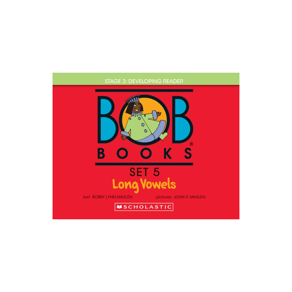 Produktbild för Bob Books - Long Vowels Hardcover Collection of 8 Stories | Decodable Phonics Stories, Ages 4 and up, Kindergarten, First Grade (Stage 3: Developing Reader) (häftad, eng)