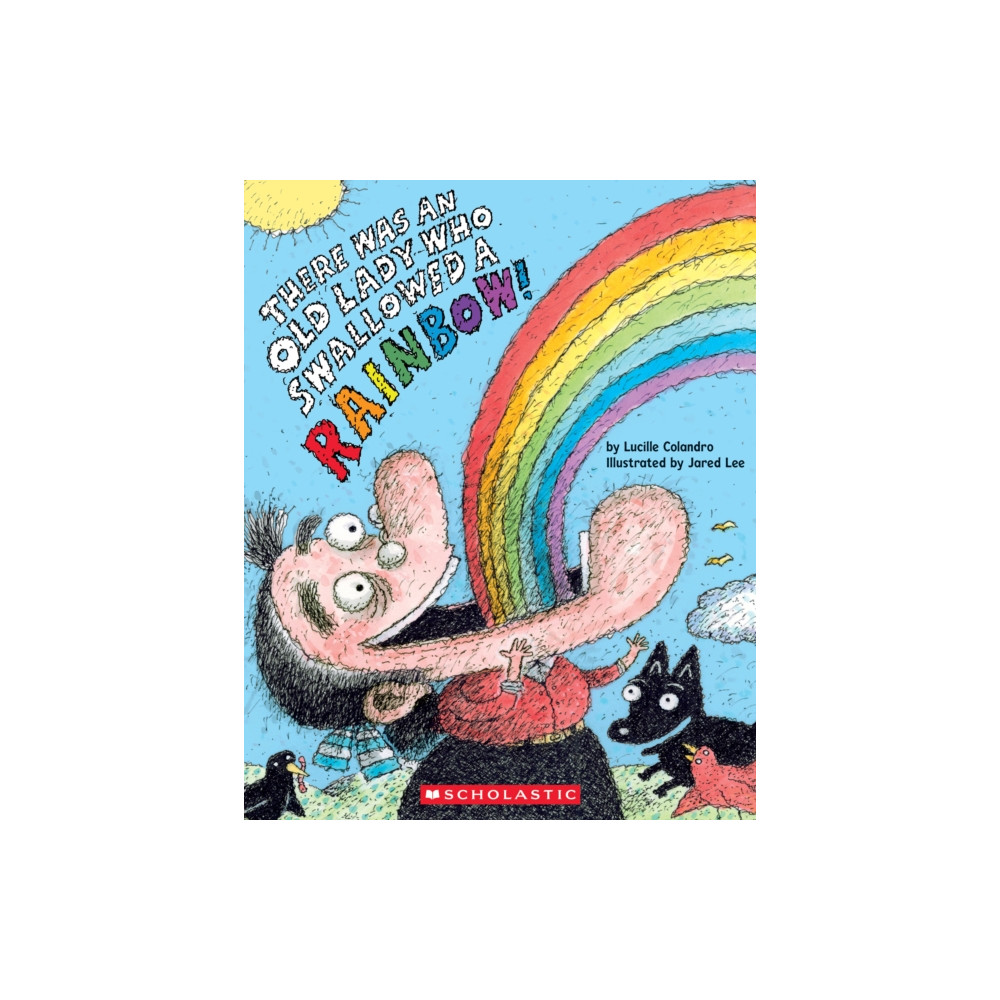 Produktbild för There Was an Old Lady Who Swallowed a Rainbow! (häftad, eng)