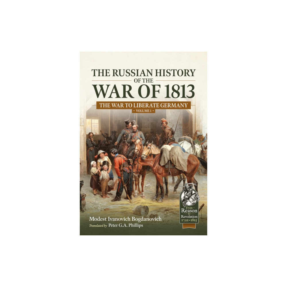 Produktbild för The Russian History of the War of 1813 Volume 1 (häftad, eng)