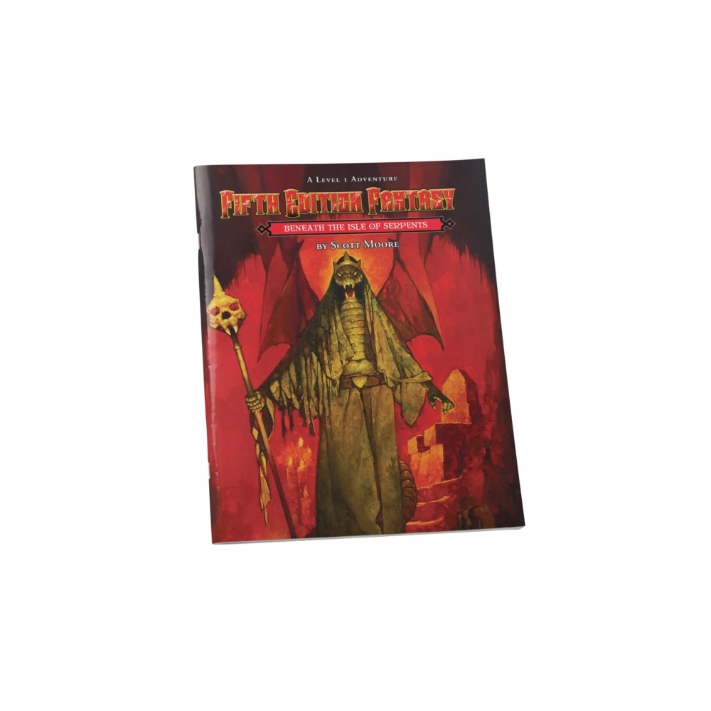 Produktbild för Fifth Edition Fantasy #28: Beneath the Isle of the Serpents (häftad, eng)