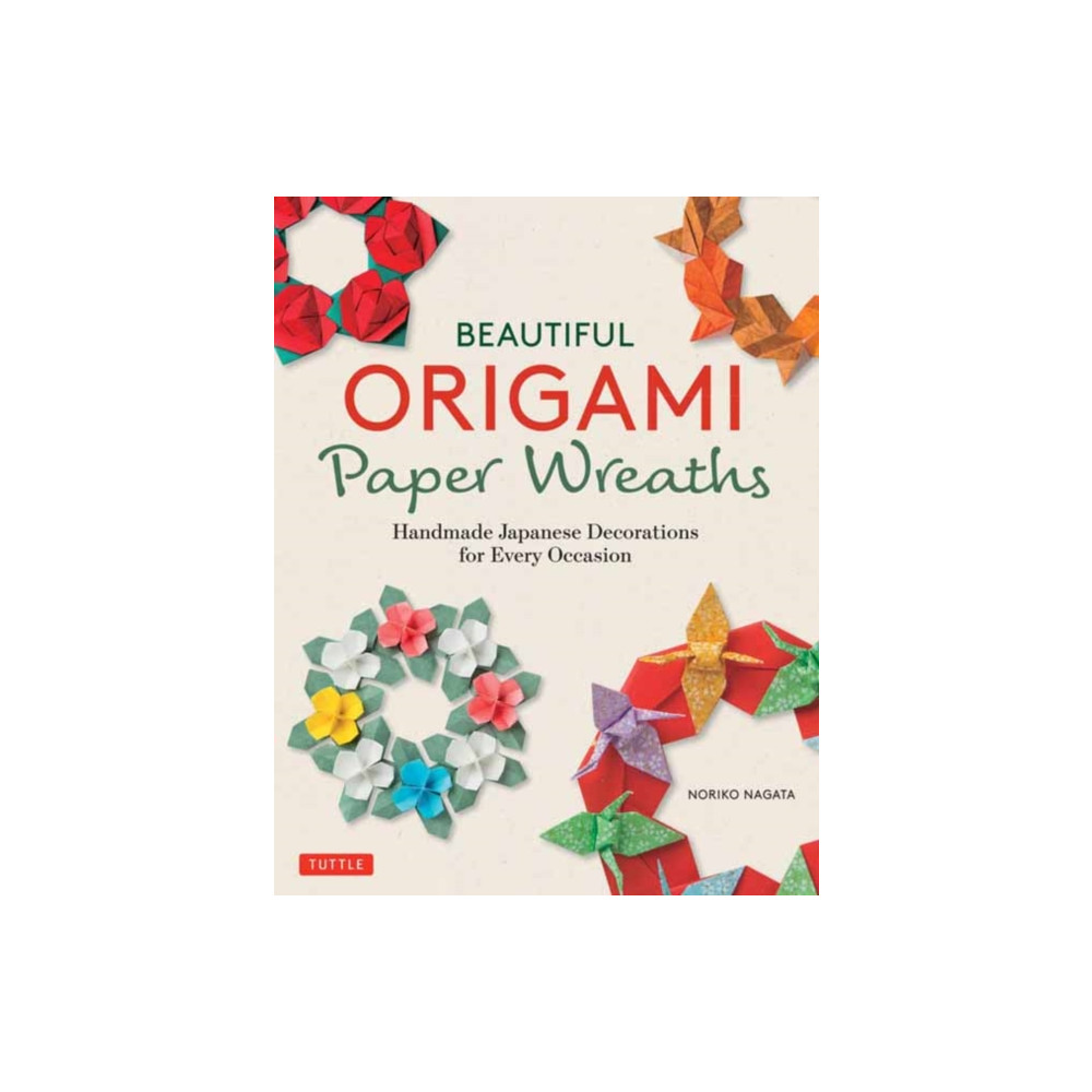 Produktbild för Beautiful Origami Paper Wreaths (häftad, eng)