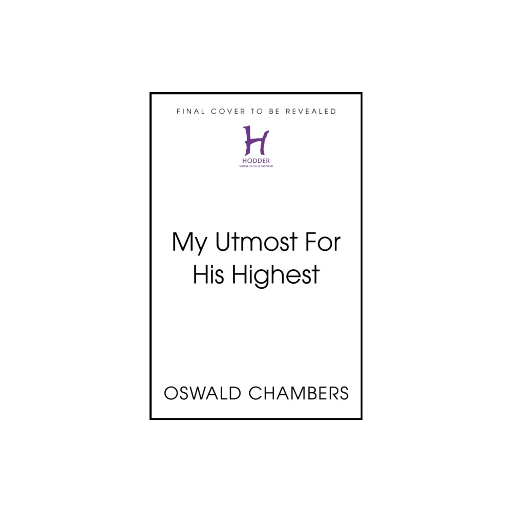 Produktbild för My Utmost For His Highest (inbunden, eng)