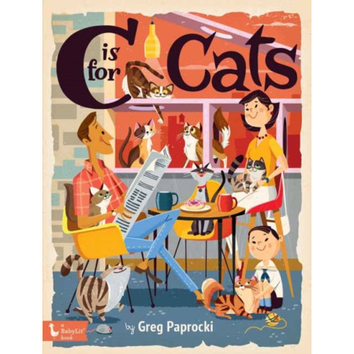 Gibbs M. Smith Inc C Is for Cats (bok, board book, eng)
