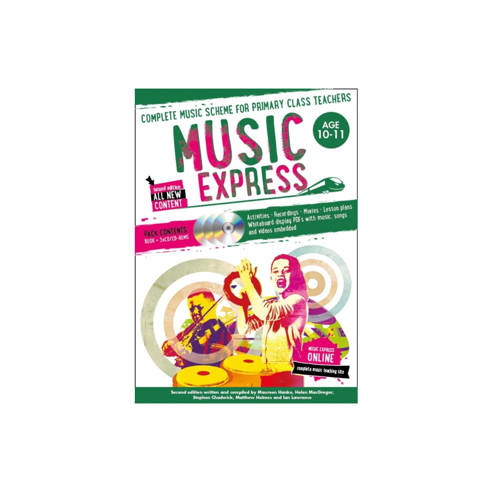 Produktbild för Music Express: Age 10-11 (Book + Download) (häftad, eng)