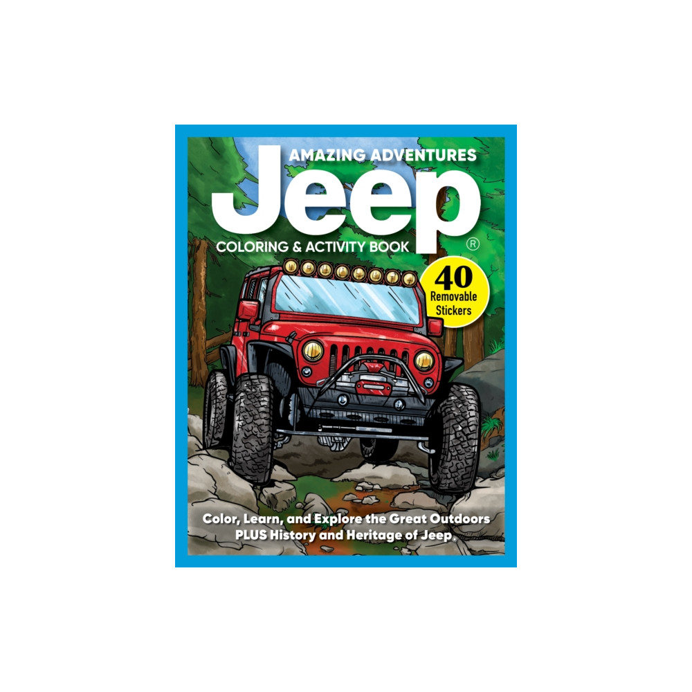 Produktbild för Amazing Adventures Jeep® Coloring & Activity Book (häftad, eng)