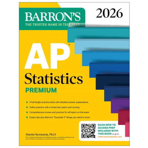 Kaplan Publishing AP Statistics Premium, 2026: Prep Book with 9 Practice Tests + Comprehensive Review + Online Practice (häftad, eng)