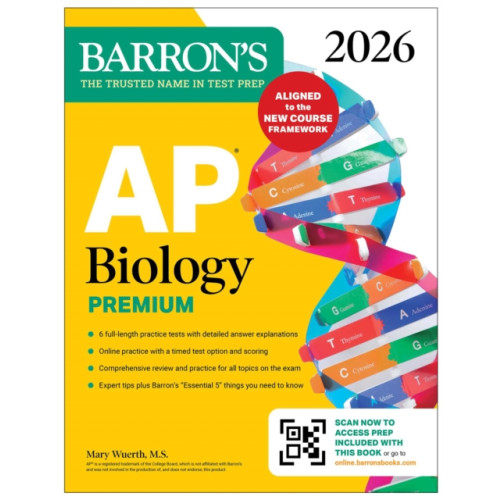 Kaplan Publishing AP Biology Premium, 2026: Prep Book with 6 Practice Tests + Comprehensive Review + Online Practice (häftad, eng)