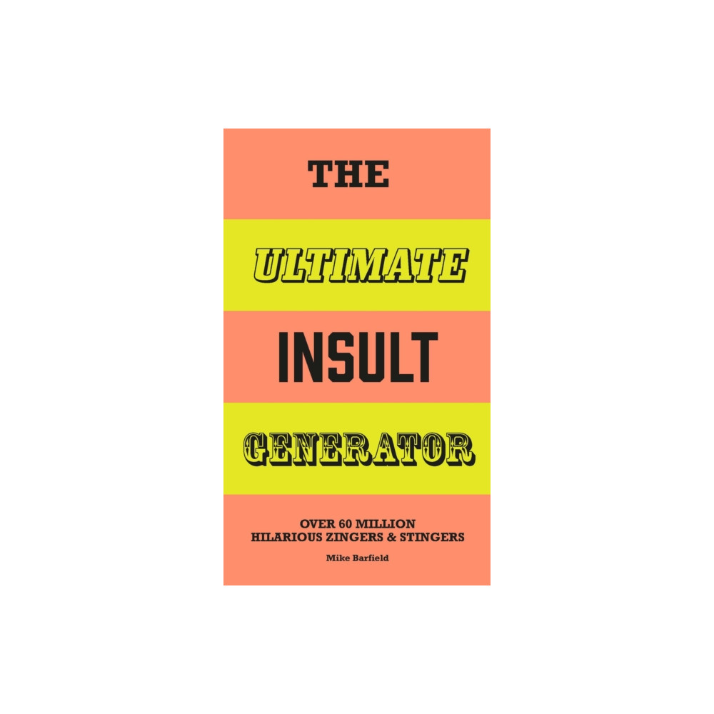 Produktbild för The Ultimate Insult Generator (bok, spiral, eng)