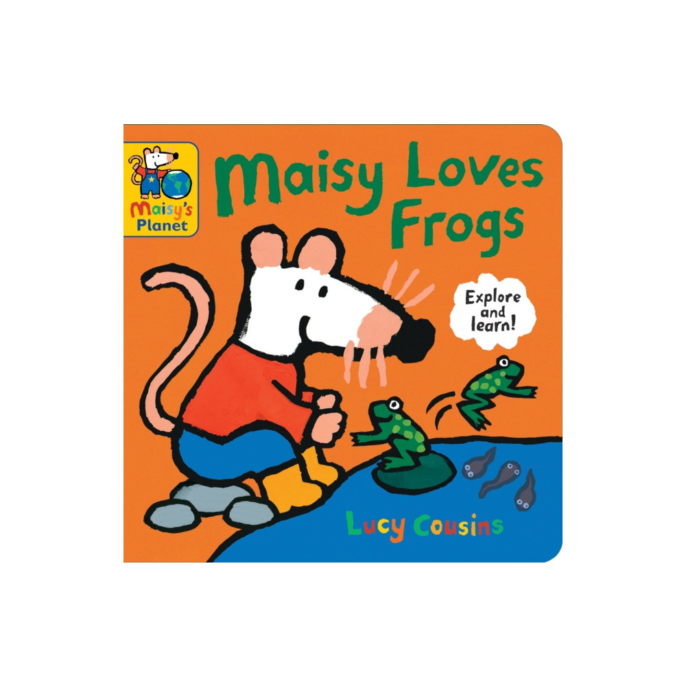 Produktbild för Maisy Loves Frogs: A Maisy's Planet Book (bok, board book, eng)