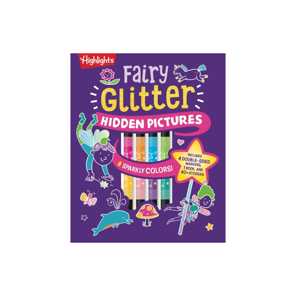 Produktbild för Fairy Glitter Hidden Pictures (inbunden, eng)