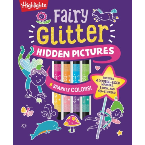 Highlights Press Fairy Glitter Hidden Pictures (inbunden, eng)