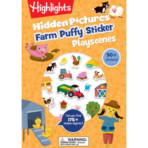 Highlights Press Farm Hidden Pictures Puffy Sticker Playscenes (häftad, eng)