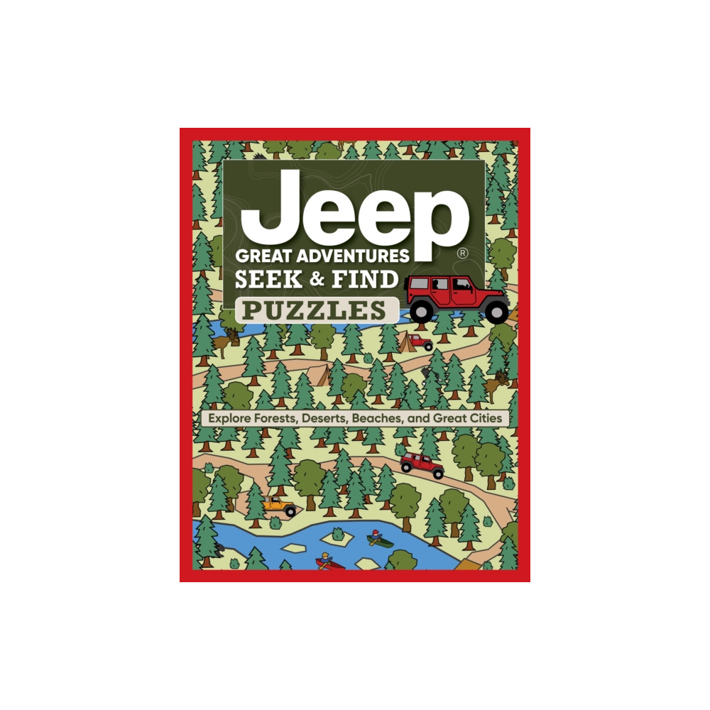 Produktbild för Jeep® Great Adventures Seek & Find Puzzles (häftad, eng)