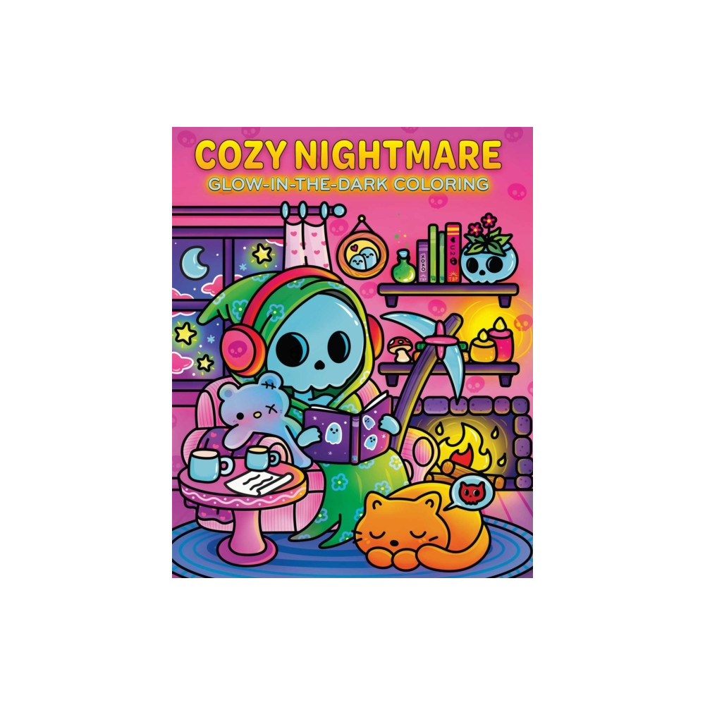 Produktbild för Cozy Nightmare Glow-in-the-Dark Coloring (häftad, eng)