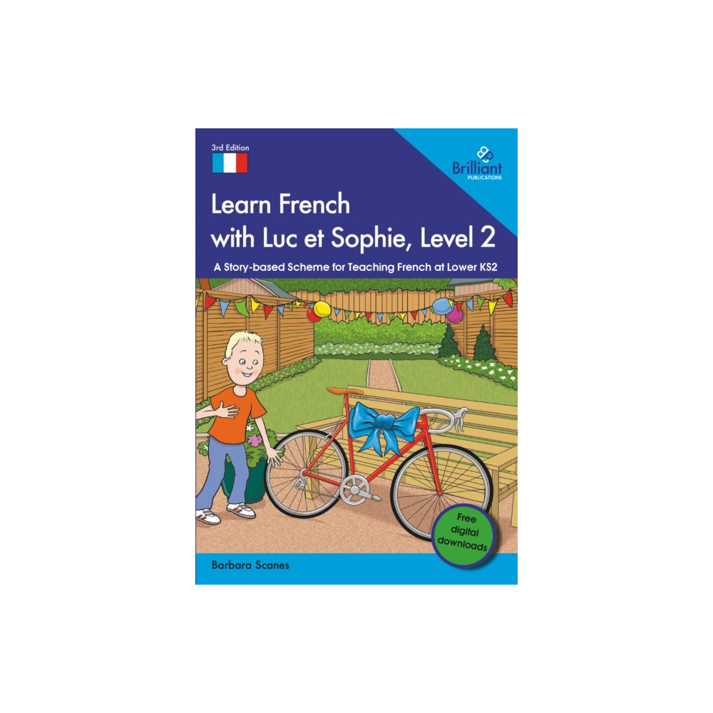 Produktbild för Learn French with Luc et Sophie, Level 2 (häftad, eng)