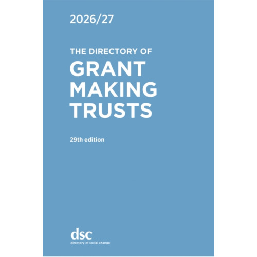 Directory of Social Change The Directory of Grant Making Trusts 2026/27 (inbunden, eng)