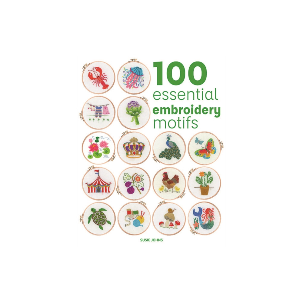 Produktbild för 100 Essential Embroidery Motifs (häftad, eng)