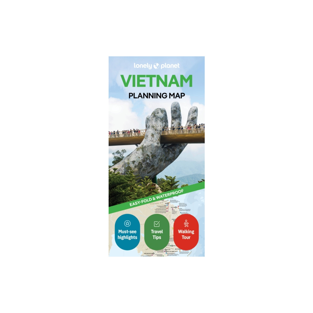 Produktbild för Lonely Planet Vietnam Planning Map