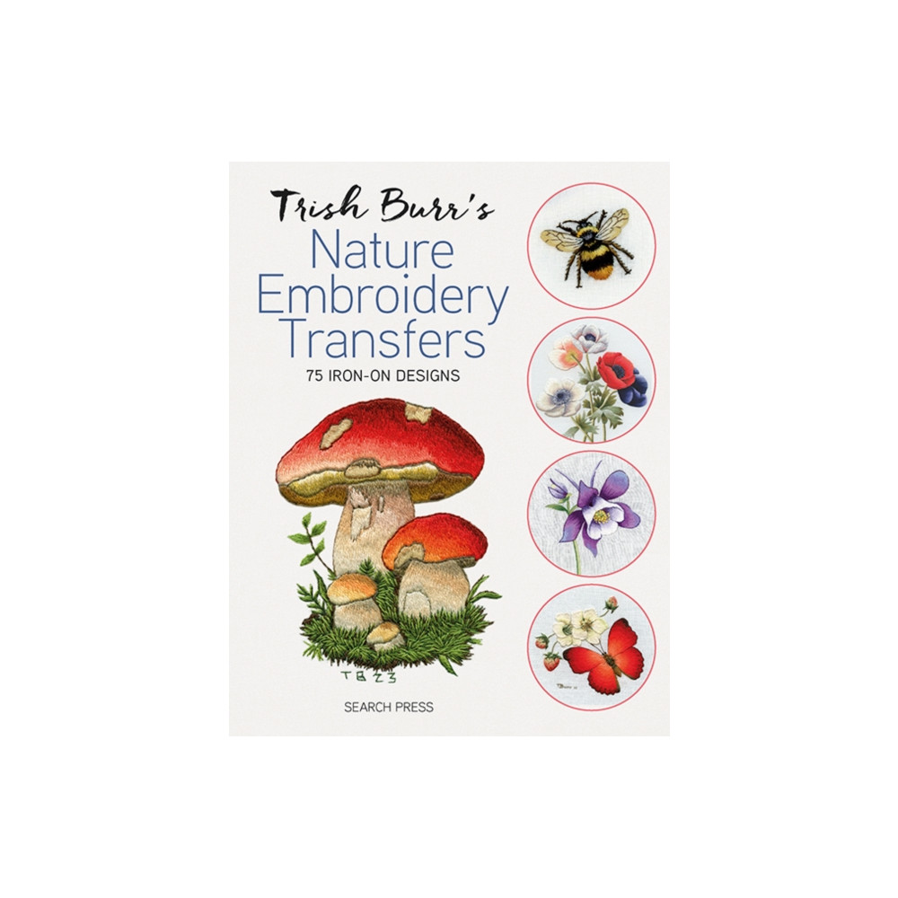 Produktbild för Trish Burr’s Nature Embroidery Transfers (häftad, eng)