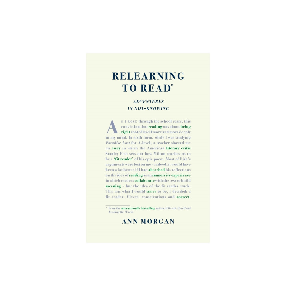 Produktbild för Relearning to Read (häftad, eng)