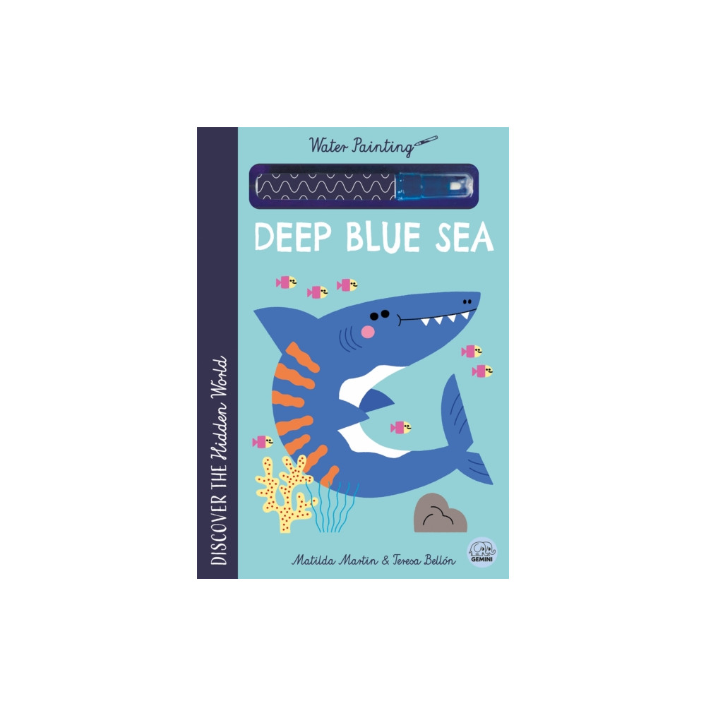 Produktbild för Hidden World - Water Painting Deep Blue Sea (bok, spiral, eng)