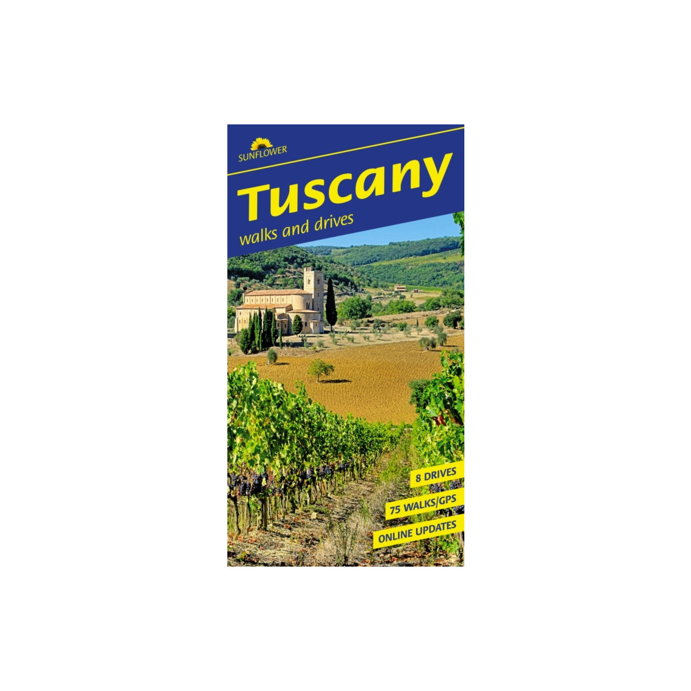 Produktbild för Tuscany Sunflower Walking Guide (häftad, eng)