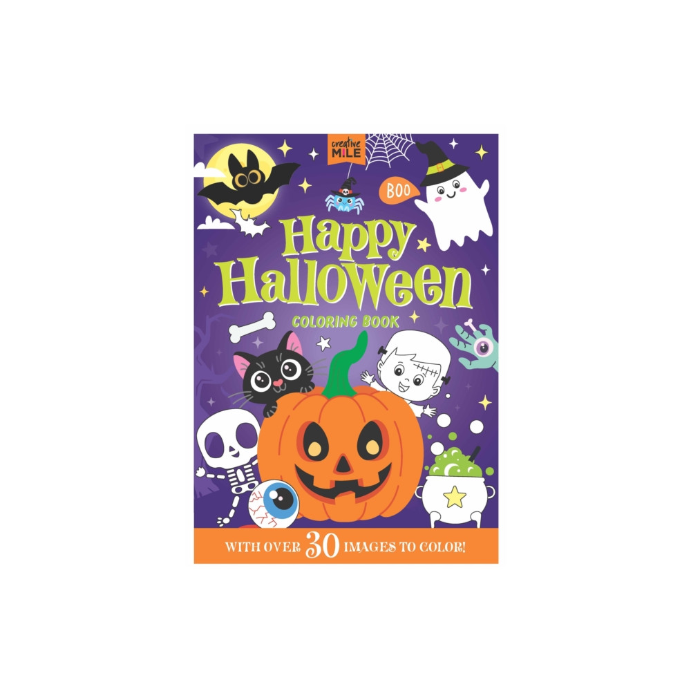 Produktbild för Happy Halloween Colouring Book (häftad, eng)