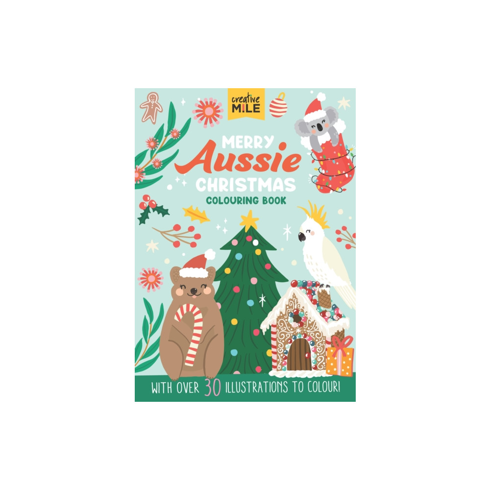 Produktbild för Merry Aussie Christmas Colouring Book (häftad, eng)