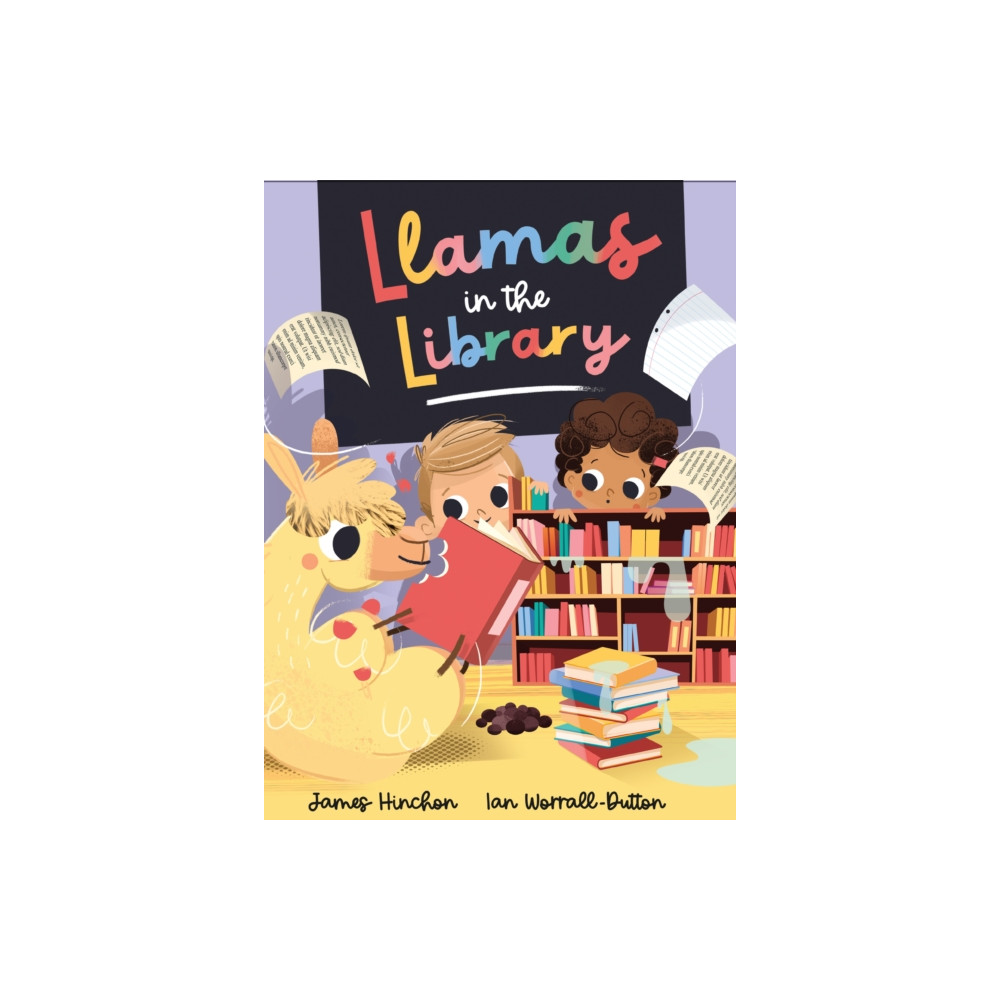 Produktbild för Llamas in the Library (inbunden, eng)