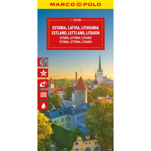 MAIRDUMONT GmbH & Co. KG Estonia, Latvia, Lithuania Marco Polo Map