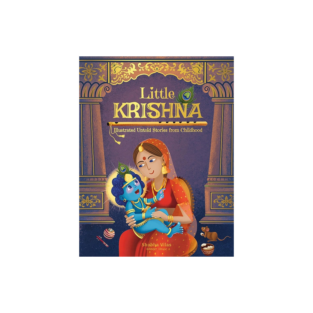 Produktbild för Little Krishna (inbunden, eng)
