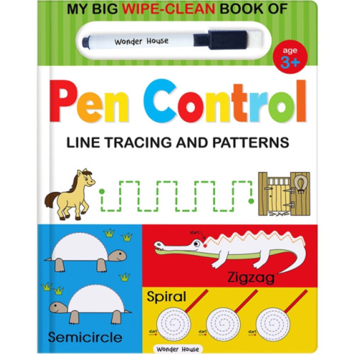 Prakash Books India Private Limited My Big Wipe and Clean Book of Pen Control for Kids Line Tracing and Patterns (inbunden, eng)