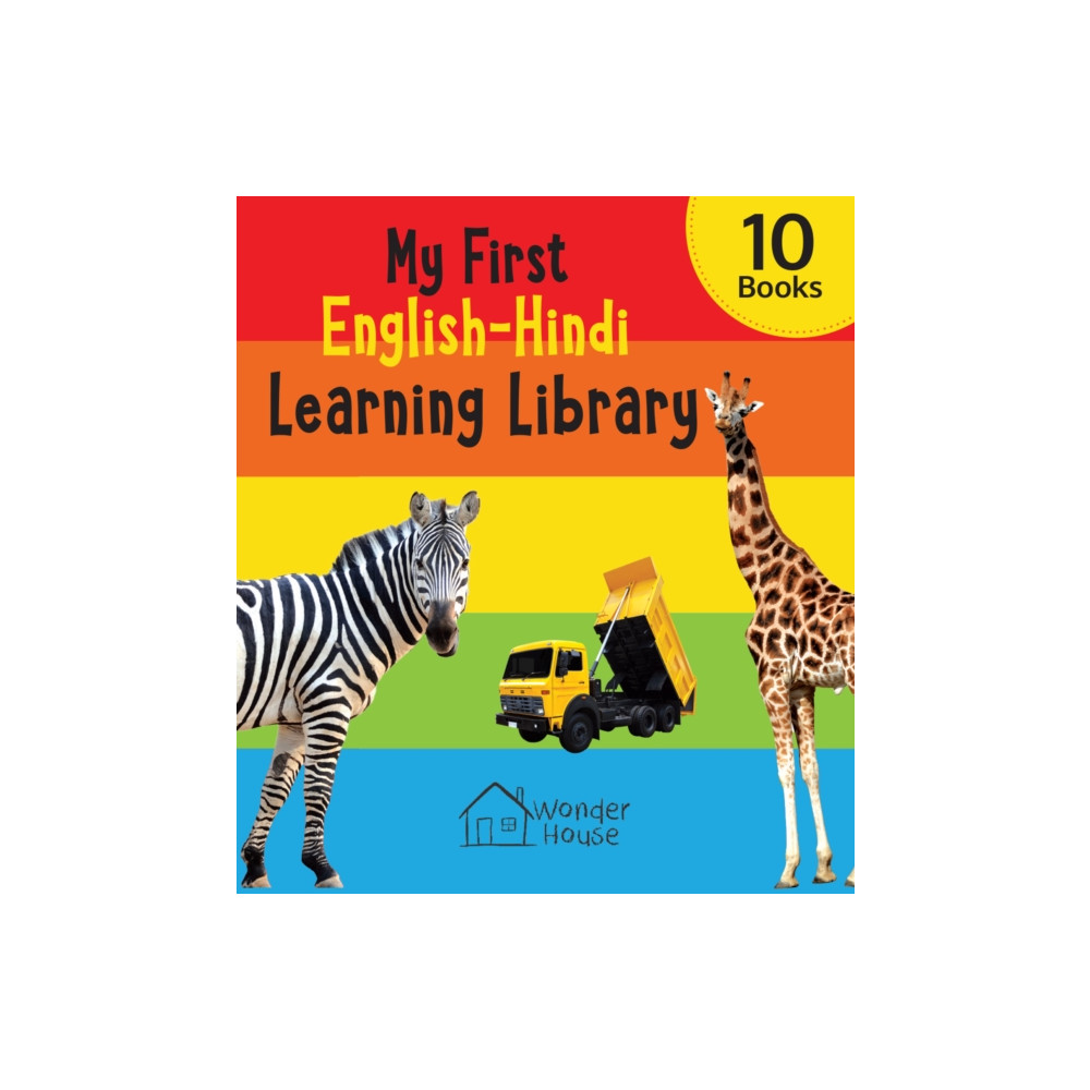 Produktbild för My First English Hindi Learning Library (inbunden, eng)