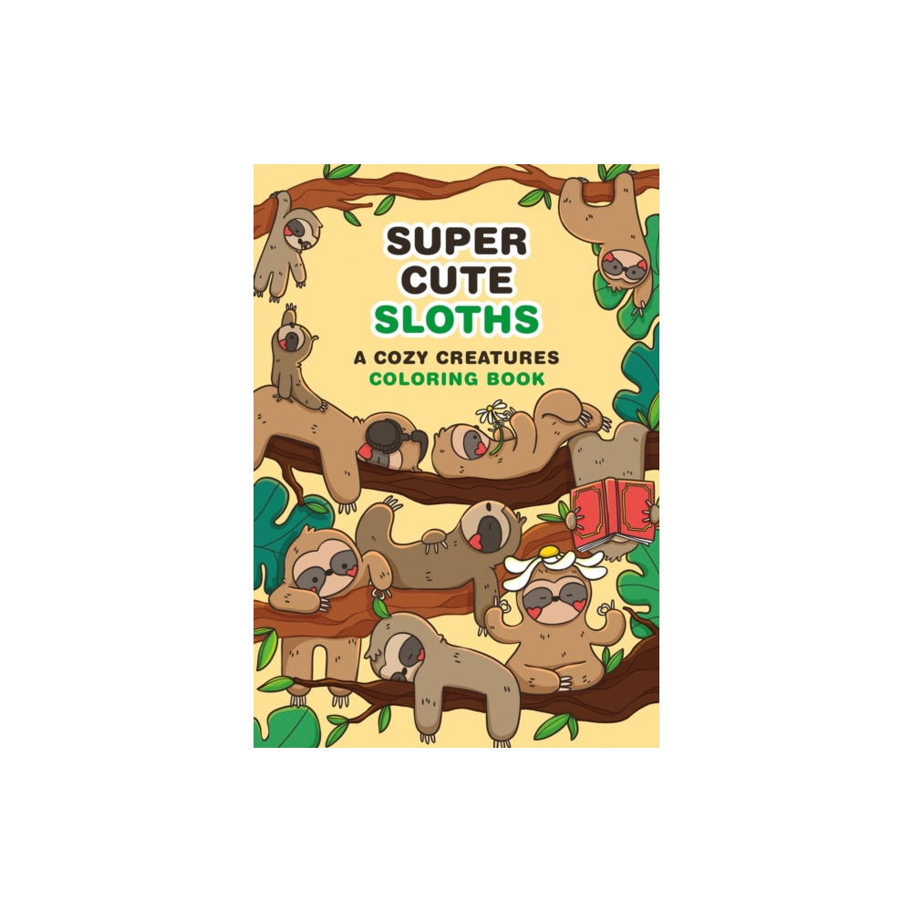 Produktbild för Super-Cute Sloths (häftad, eng)