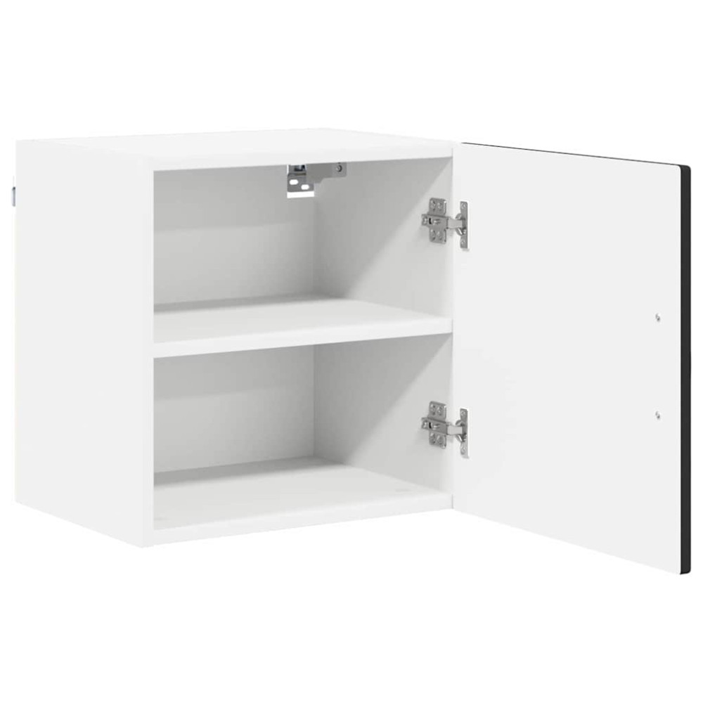 Produktbild för Väggskåp PORTO Svart 40 x 31 x 40 cm Konstruerat trä