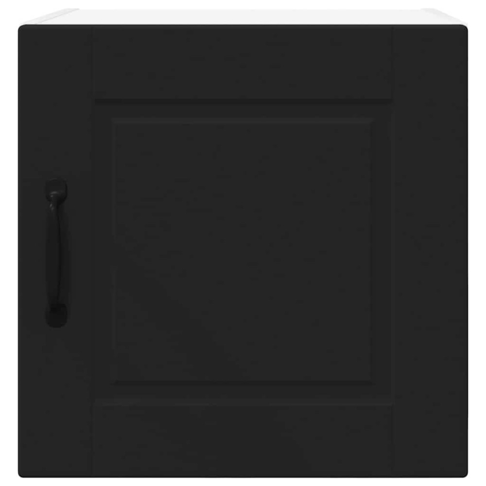 Produktbild för Väggskåp PORTO Svart 40 x 31 x 40 cm Konstruerat trä
