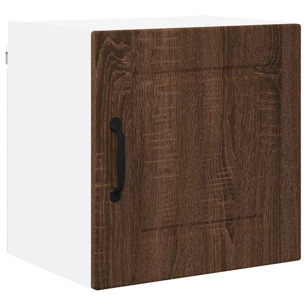 Produktbild för Väggskåp PORTO 2 pcs Brun Ek 40 x 31 x 40 cm Konstruerat trä