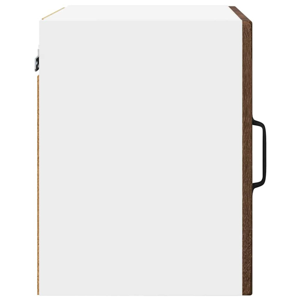Produktbild för Väggskåp PORTO 2 pcs Brun Ek 40 x 31 x 40 cm Konstruerat trä