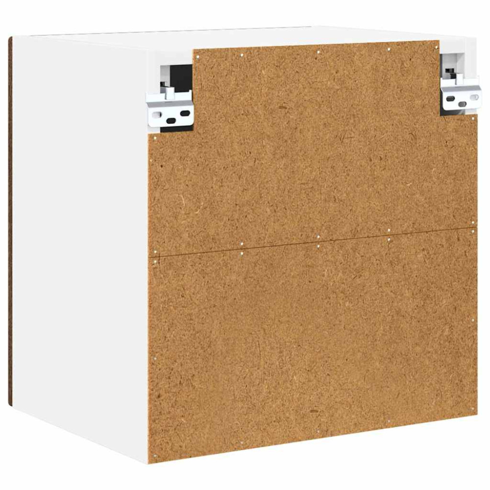 Produktbild för Väggskåp PORTO 2 pcs Brun Ek 40 x 31 x 40 cm Konstruerat trä