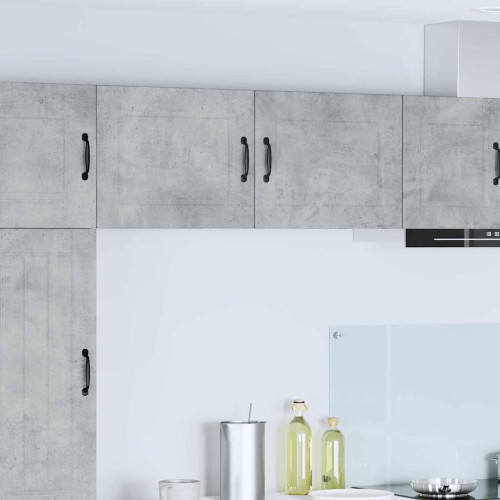 vidaXL Väggskåp PORTO 2 pcs Betonggrå 50 x 31 x 40 cm Konstruerat trä