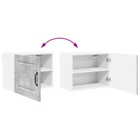 Produktbild för Väggskåp PORTO 2 pcs Betonggrå 50 x 31 x 40 cm Konstruerat trä