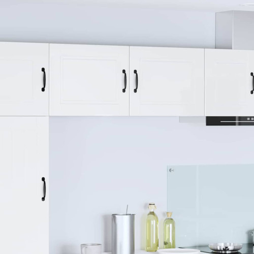 vidaXL Väggskåp PORTO 2 pcs Högblanka vita 50 x 31 x 40 cm
